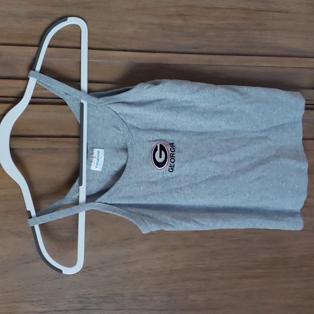 Go Dawgs, Georia crop tank, size M